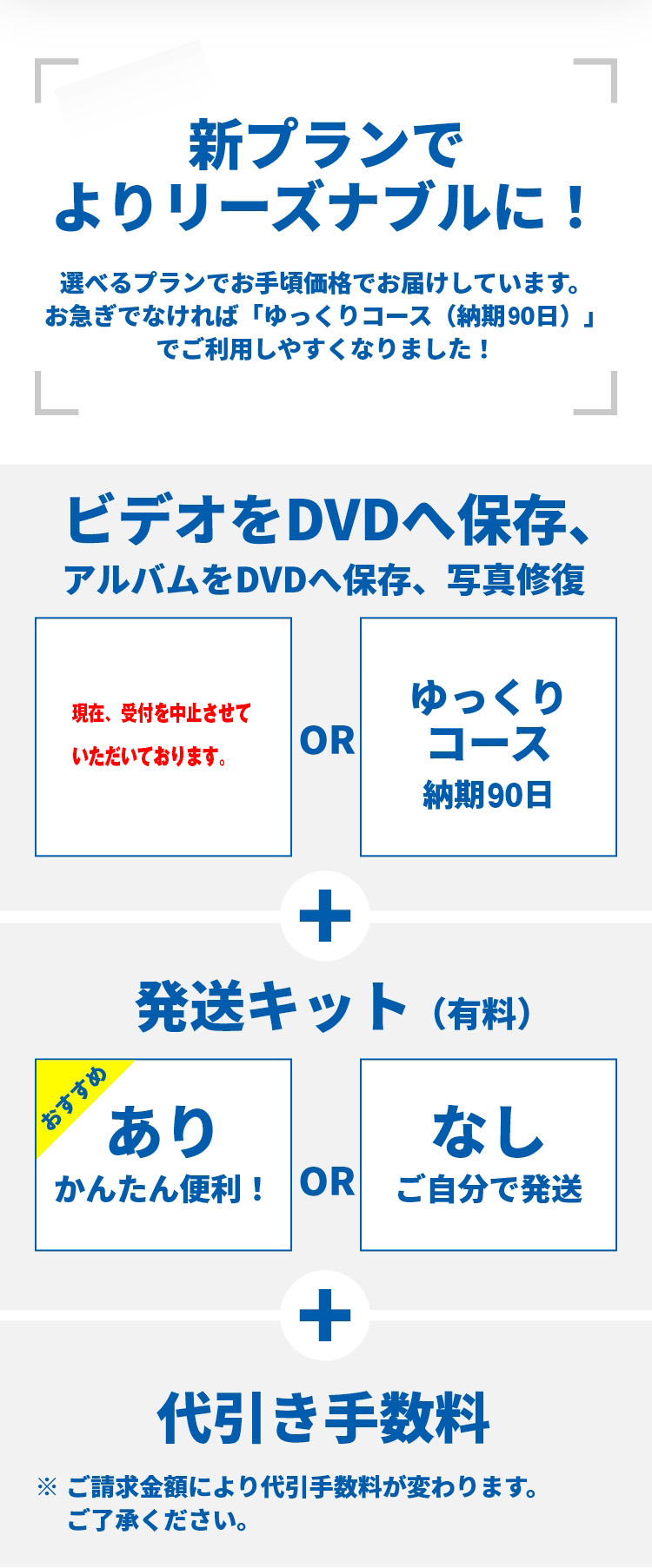 通常コース中止